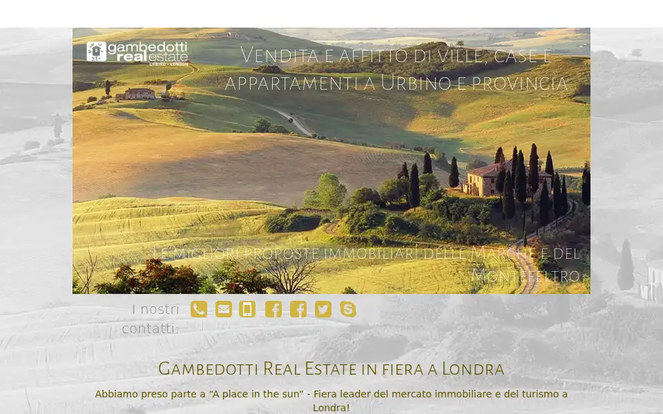 Screenshot of gambedotti.com