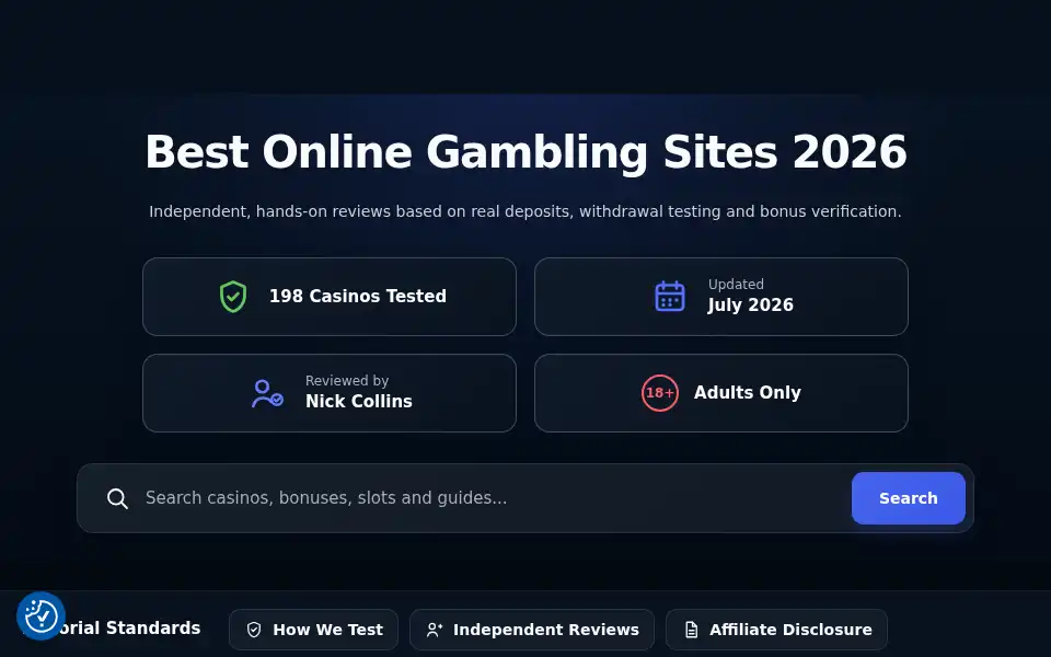 Screenshot of gamblcritic.com