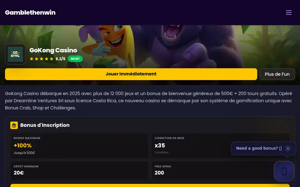 Screenshot of gamblethenwin.com