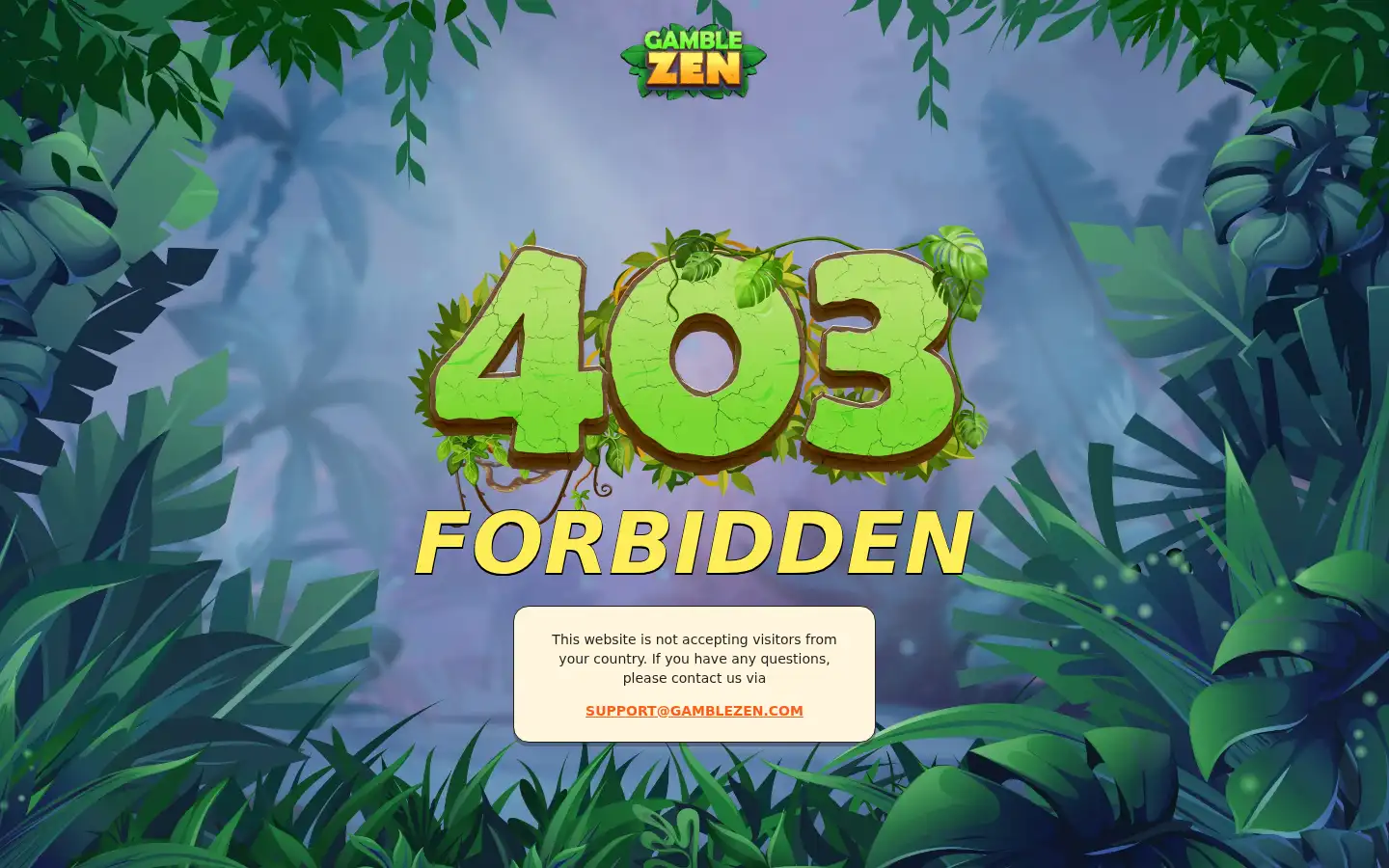 Screenshot of gamblezen.com