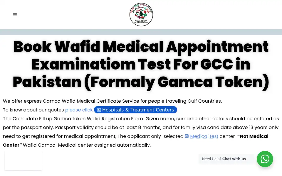 Screenshot of gamcapakistan.com