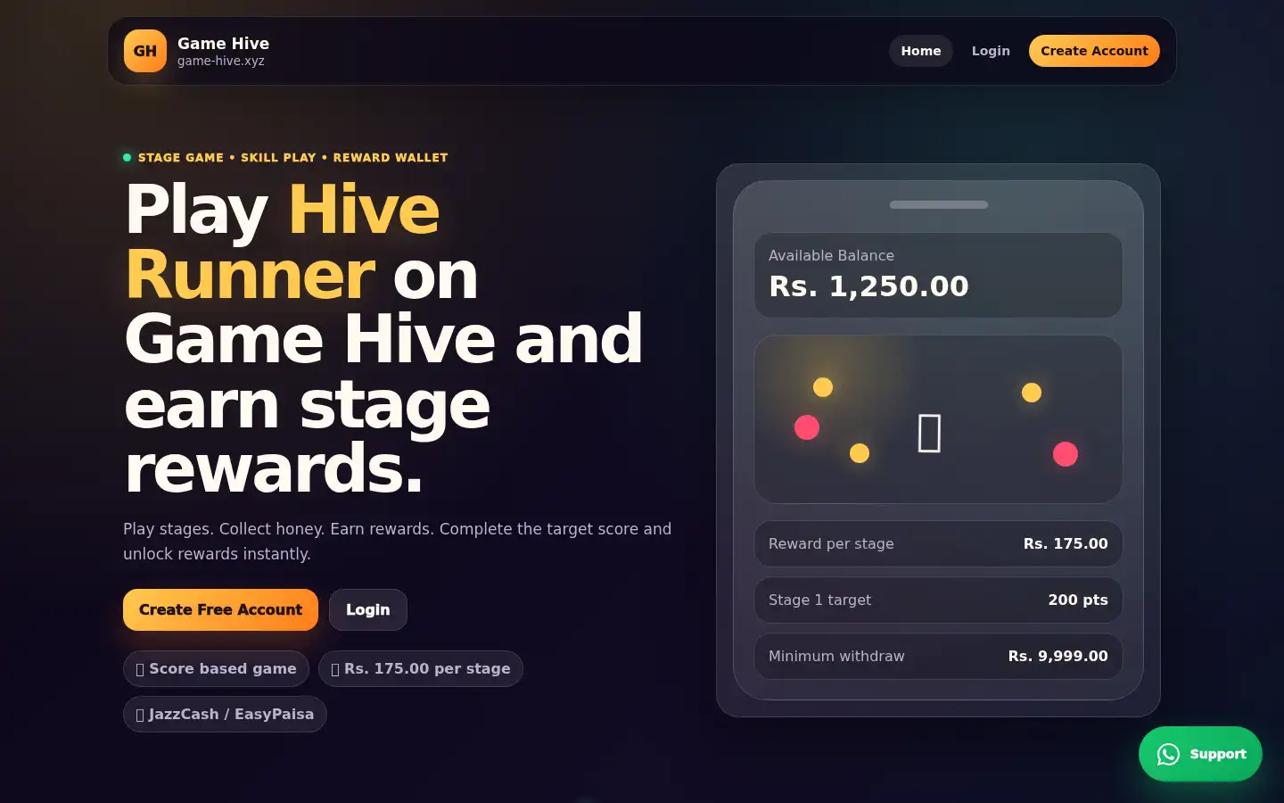 Screenshot of game-hive.xyz