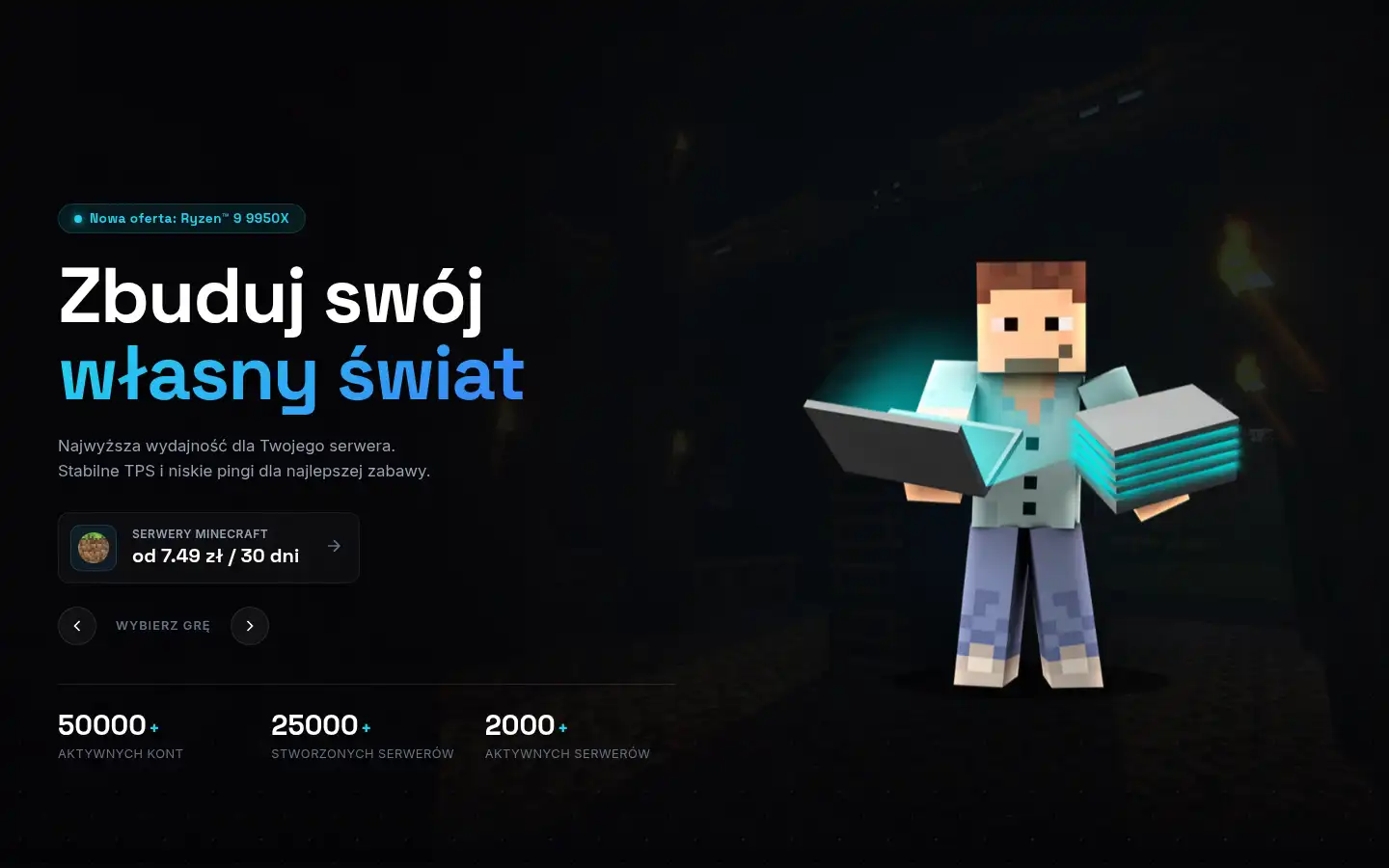 Screenshot of game-host.pl