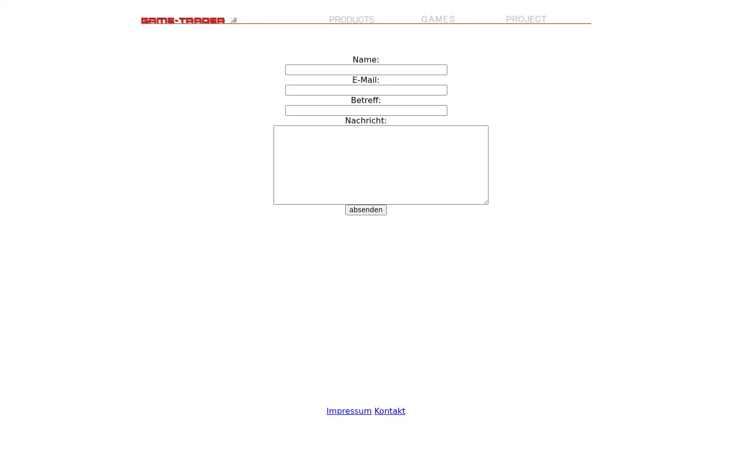 Screenshot of game-trader.de