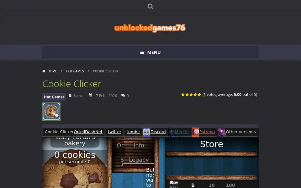 Screenshot of gamebunblocked.com