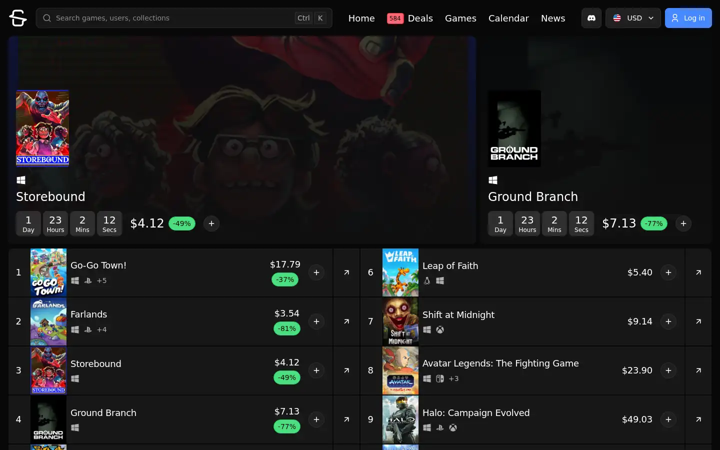 Screenshot of gamegator.net