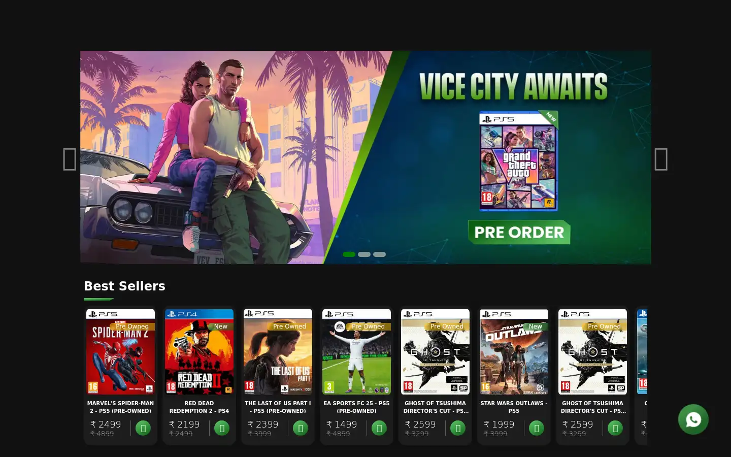 Screenshot of gamenation.in