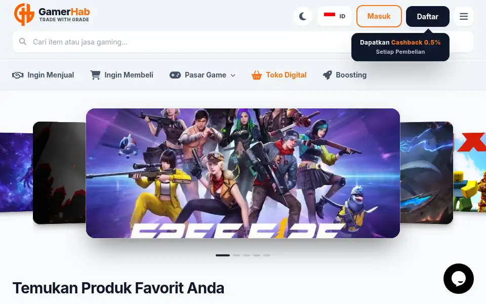 Screenshot of gamerhab.com