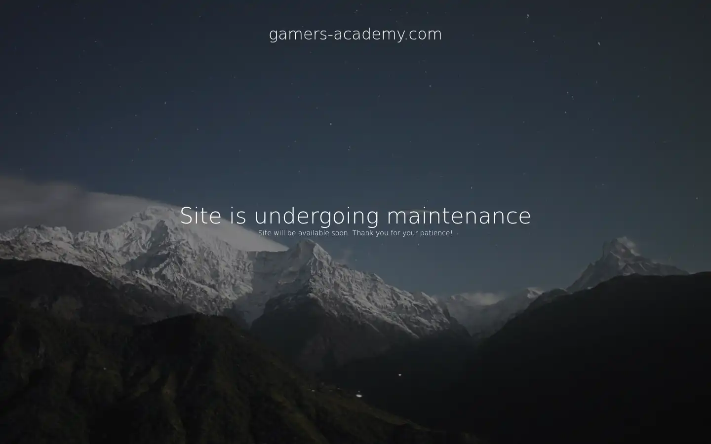 Screenshot of gamers-academy.com