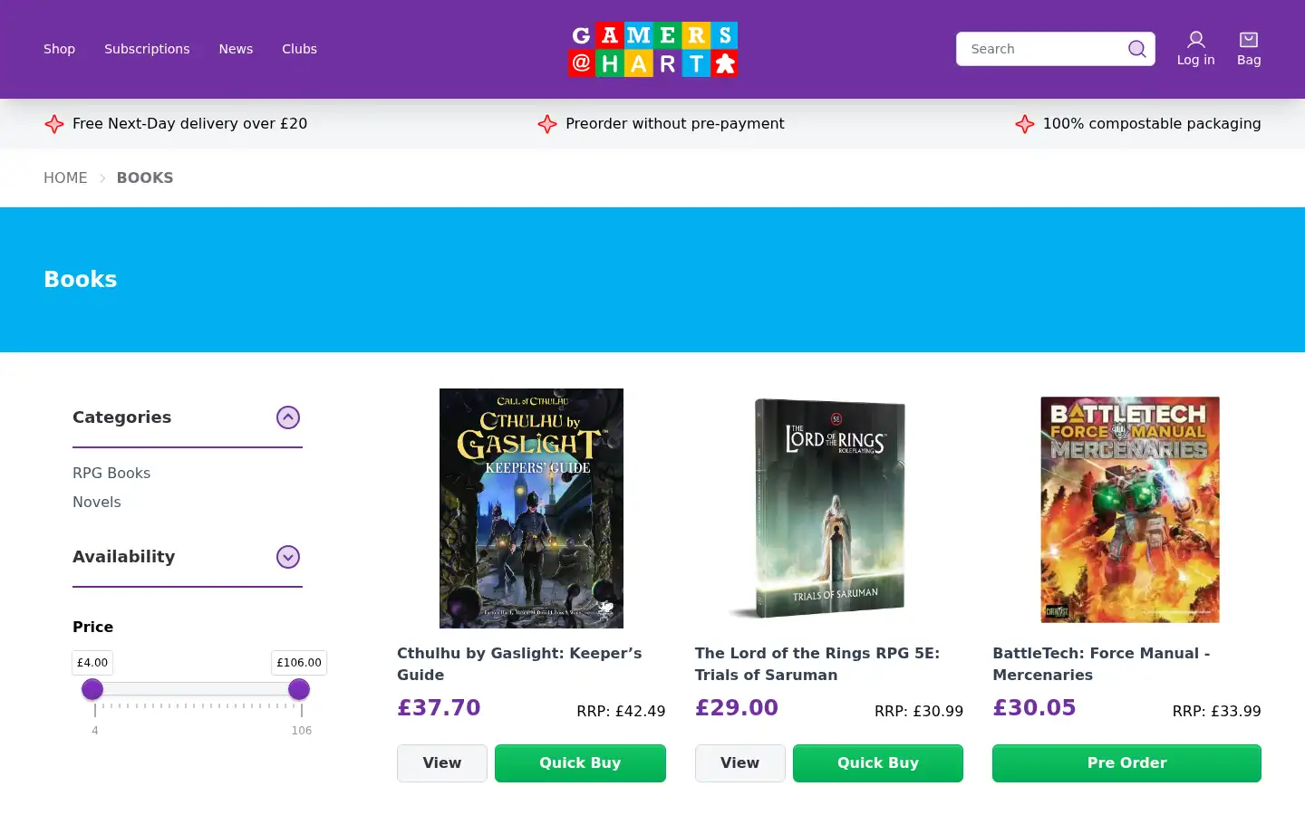 Screenshot of gamersathart.co.uk