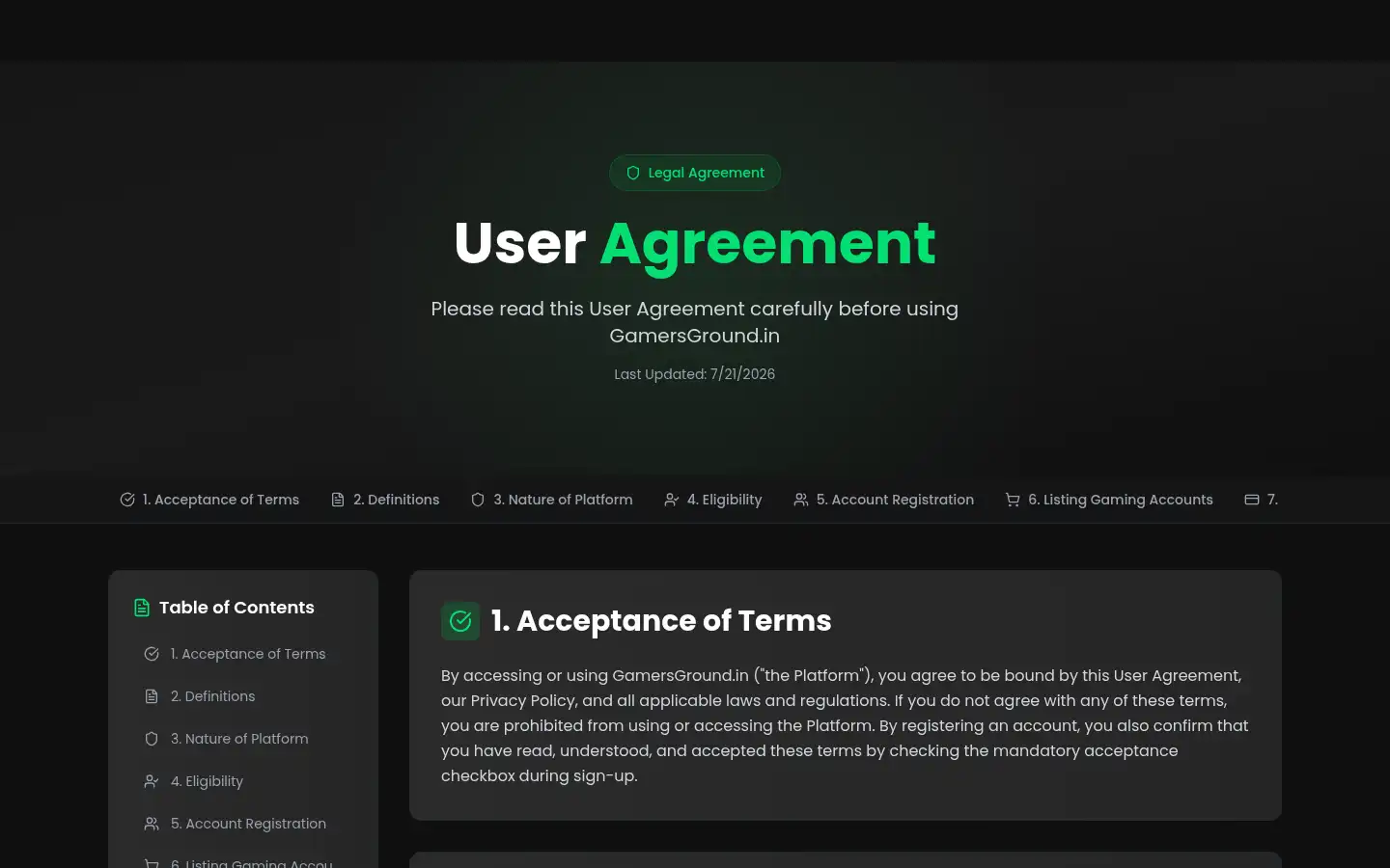 Screenshot of gamersground.in