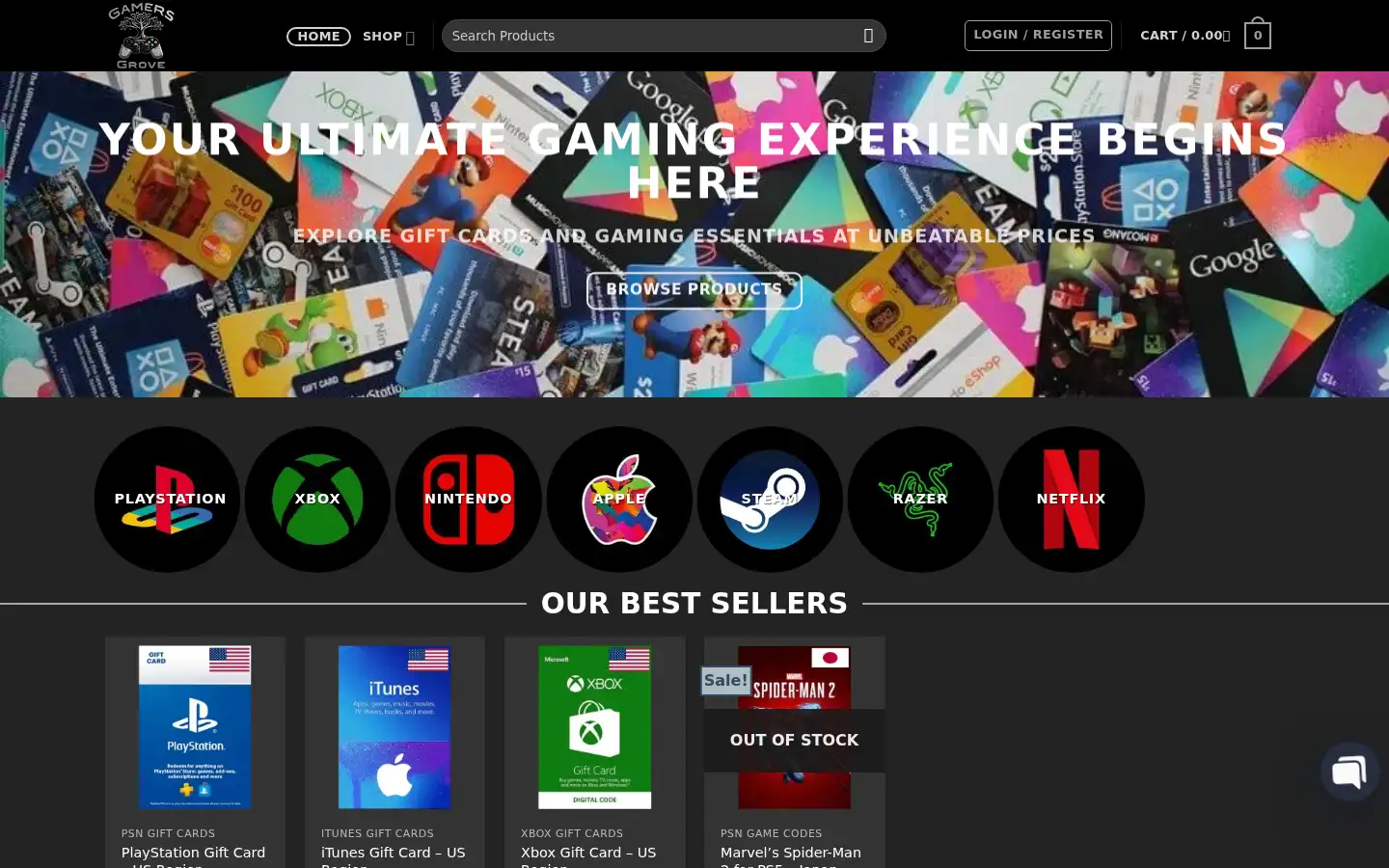 Screenshot of gamersgrovebd.com