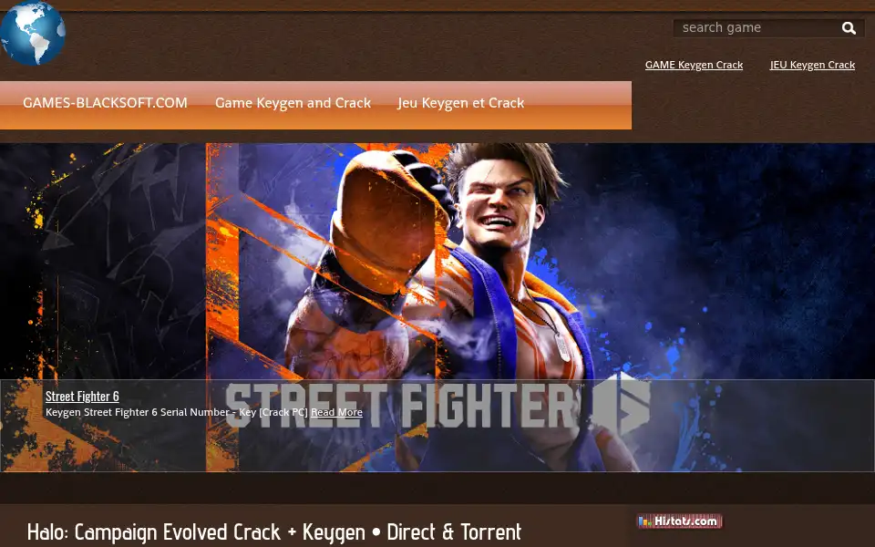 Screenshot of games-blacksoft.com