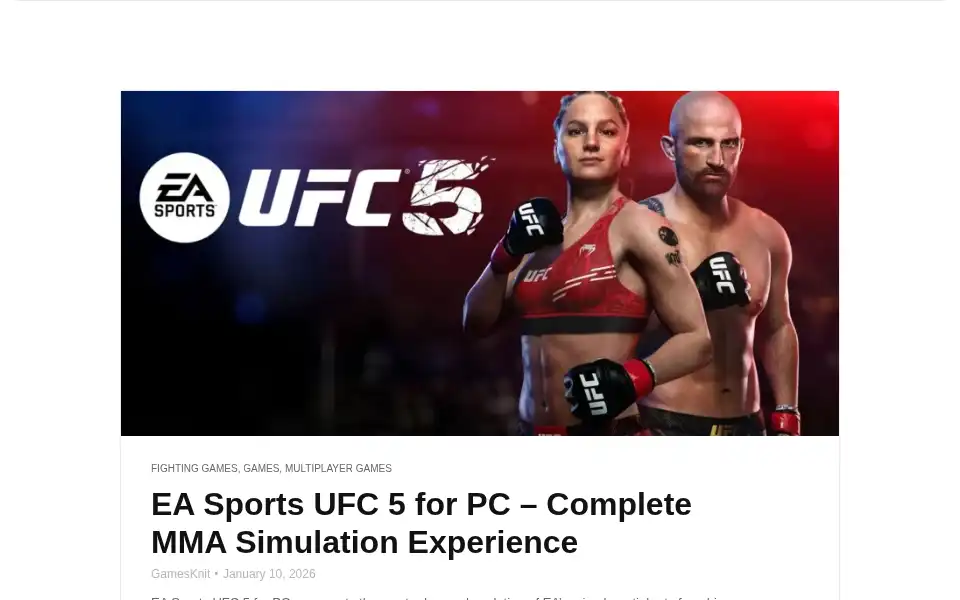 Screenshot of gamesknit.com