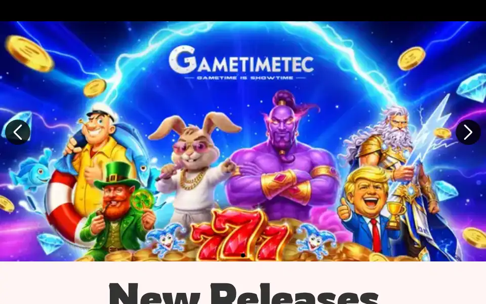 Screenshot of gametimetec.com