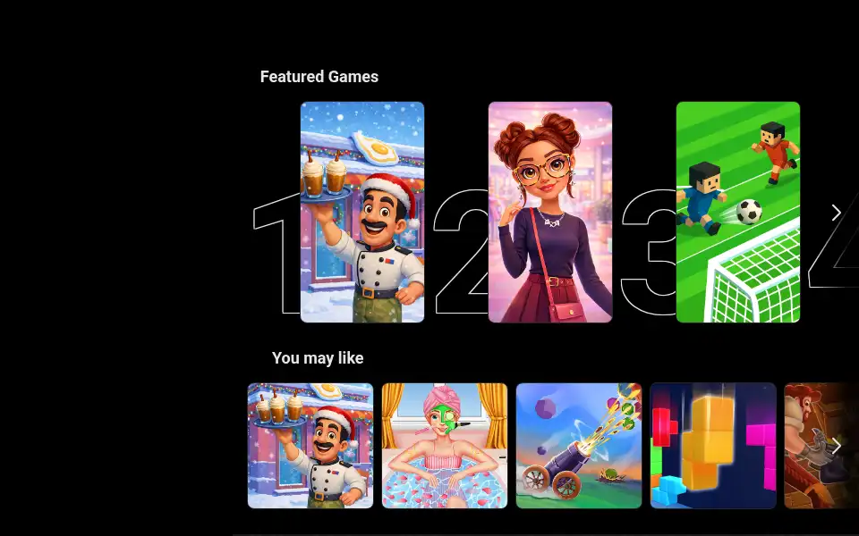 Screenshot of gamezop.com