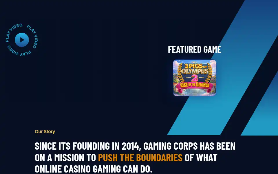 Screenshot of gamingcorps.com