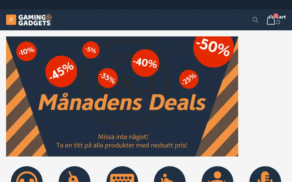 Screenshot of gaminggadgets.se