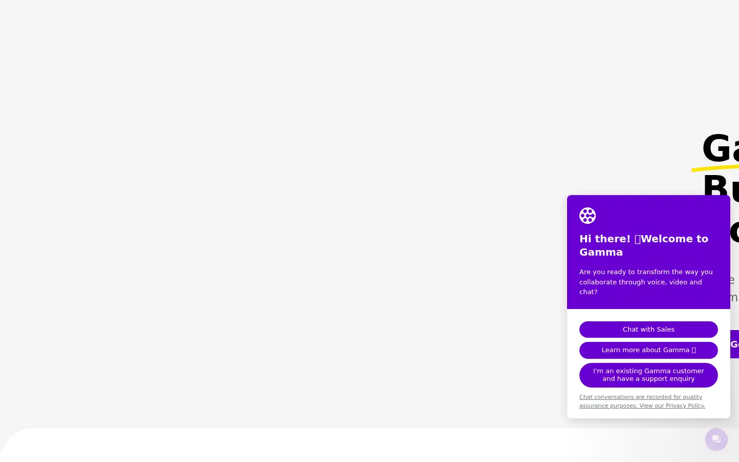 Screenshot of gammagroup.co