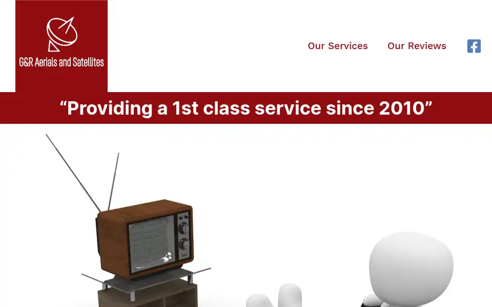 Screenshot of gandraerialsandsatellites.com
