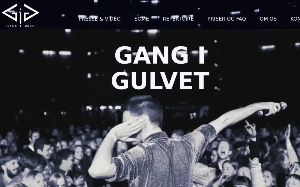 Screenshot of gangigulvet.dk