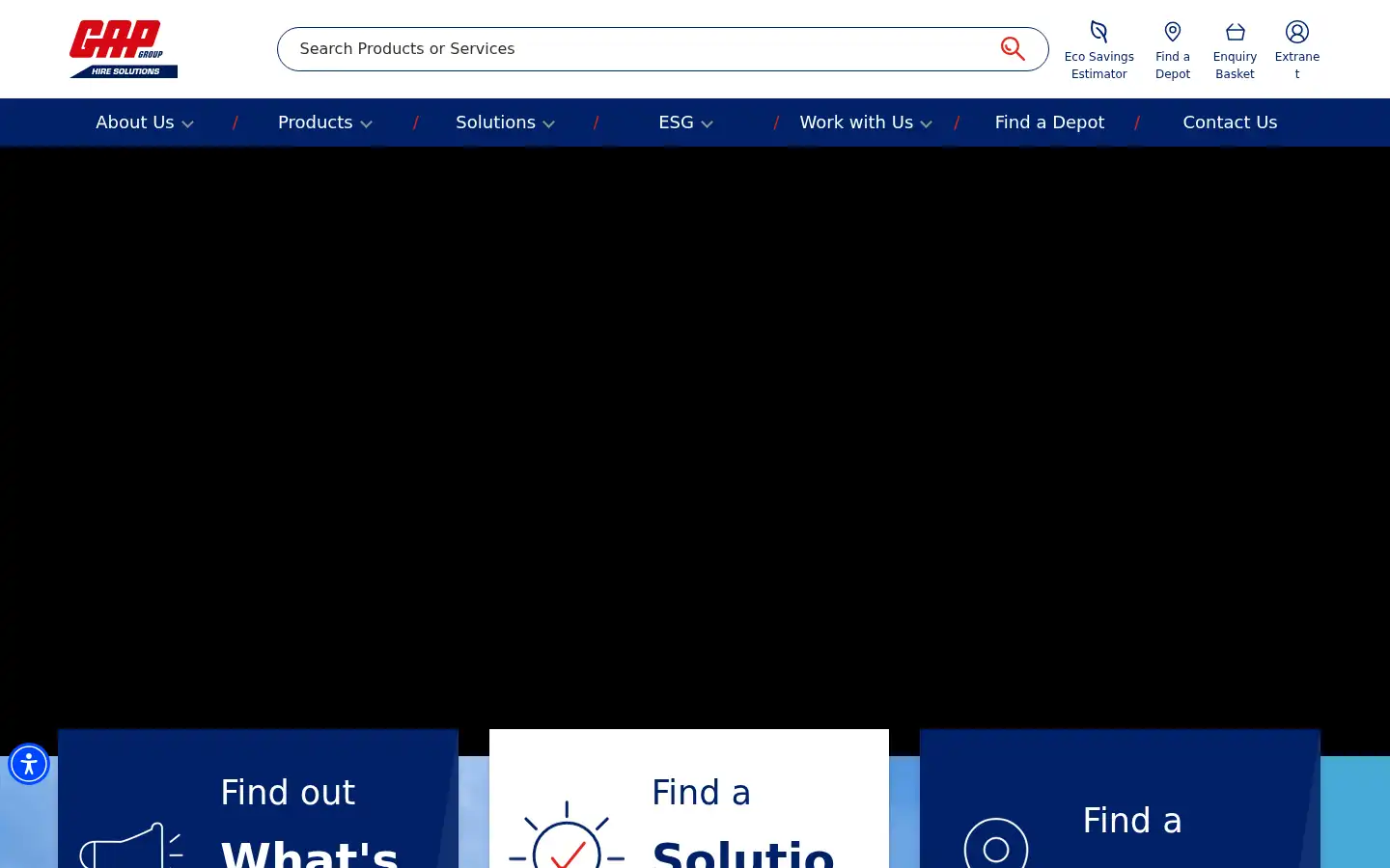 Screenshot of gap-group.co.uk
