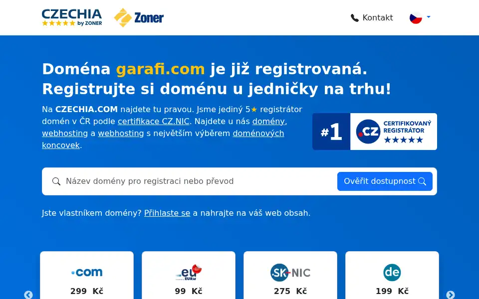 Screenshot of garafi.com