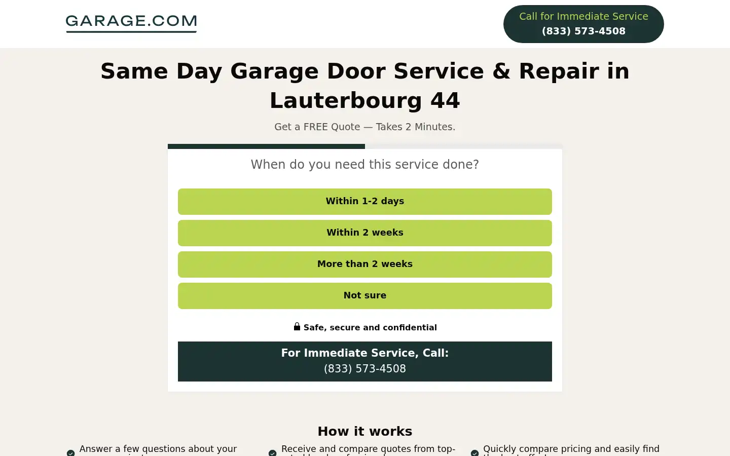 Screenshot of garage.com