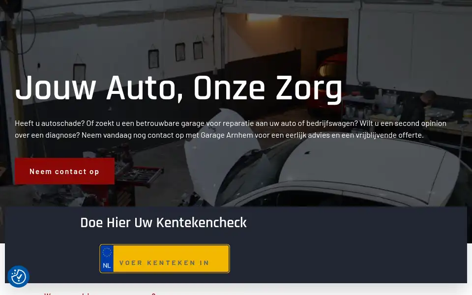 Screenshot of garagearnhem.nl