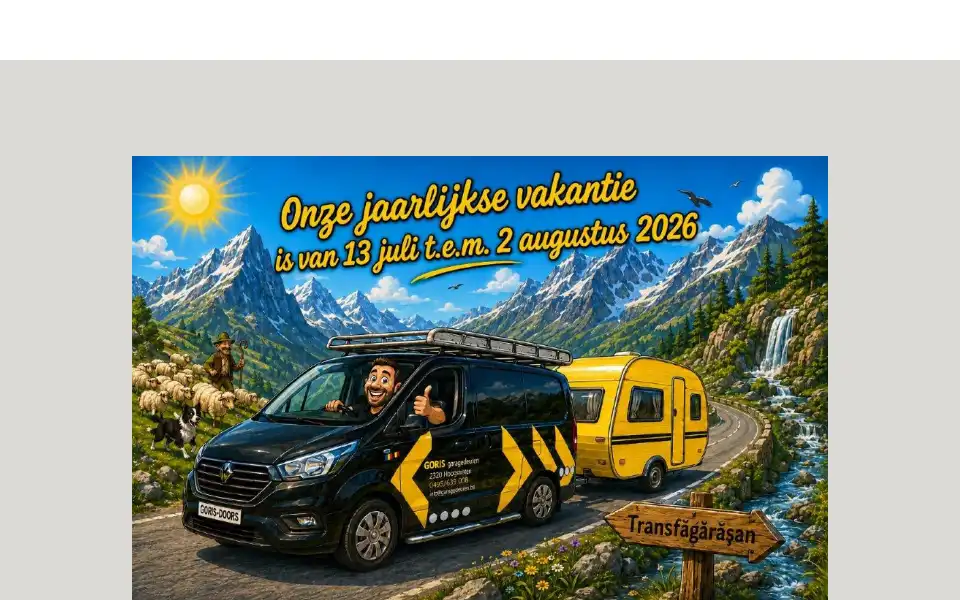 Screenshot of garagedeuren.be