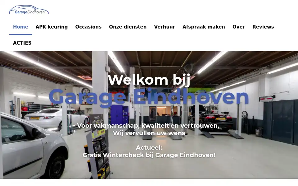 Screenshot of garageeindhoven.nl