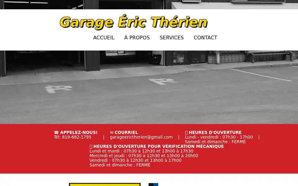 Screenshot of garageerictherien.com