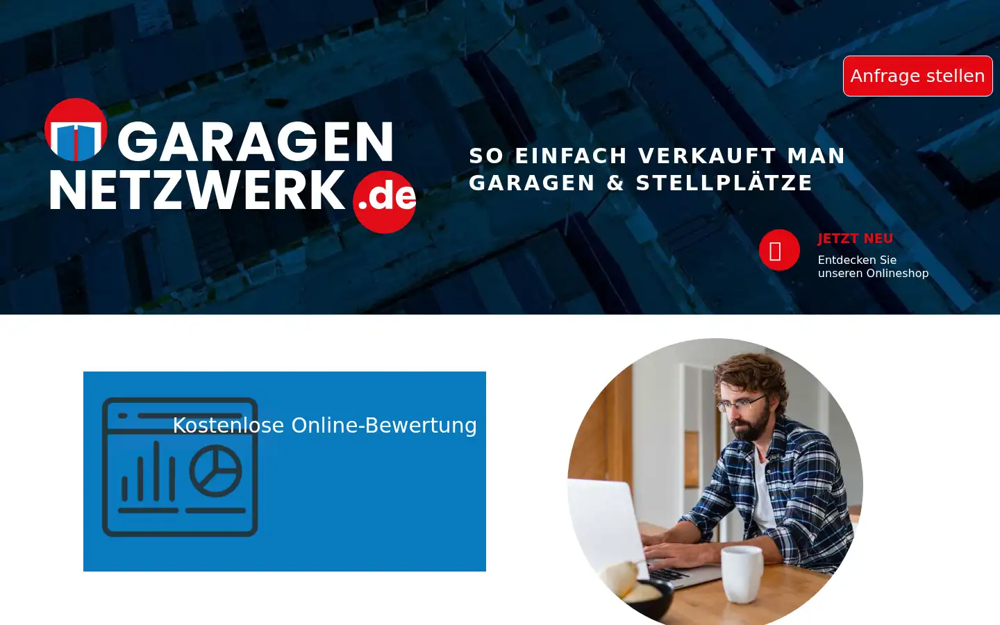 Screenshot of garagennetzwerk.de