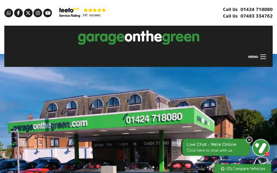 Screenshot of garageonthegreen.com