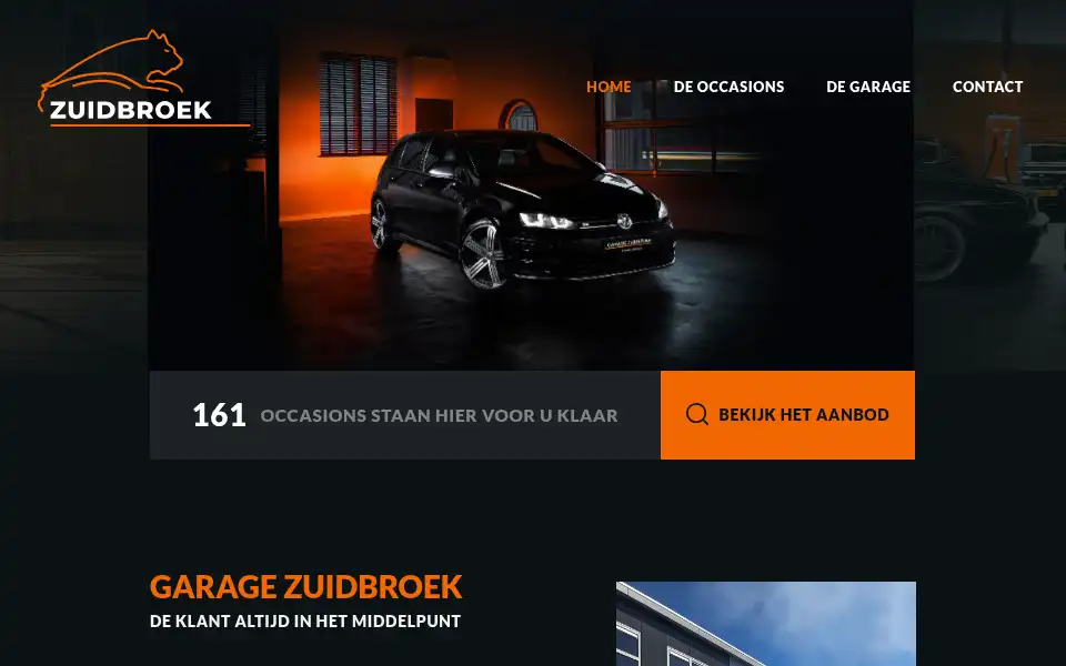 Screenshot of garagezuidbroek.nl