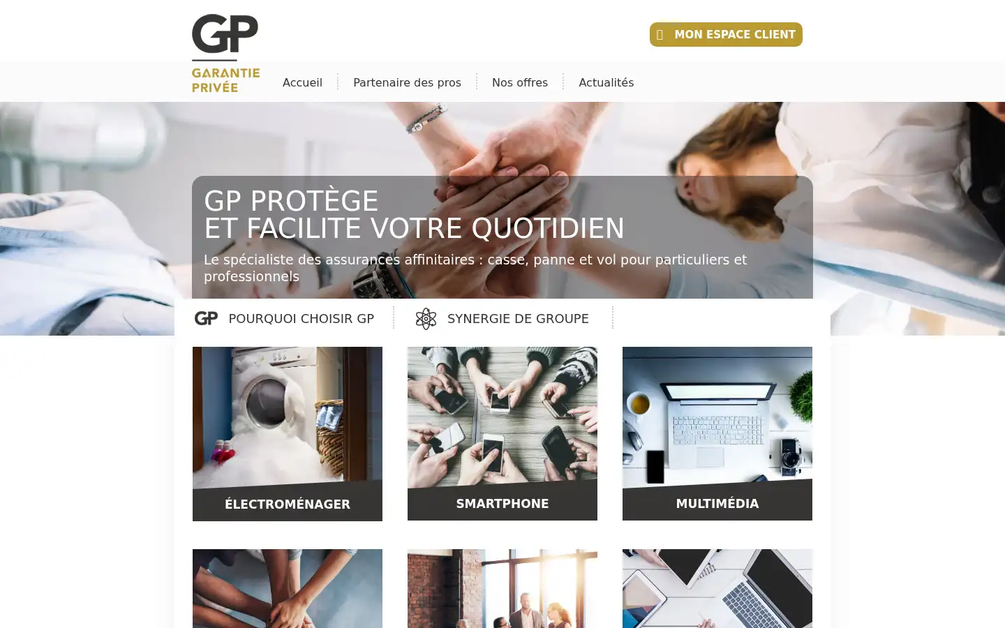 Screenshot of garantie-privee.com