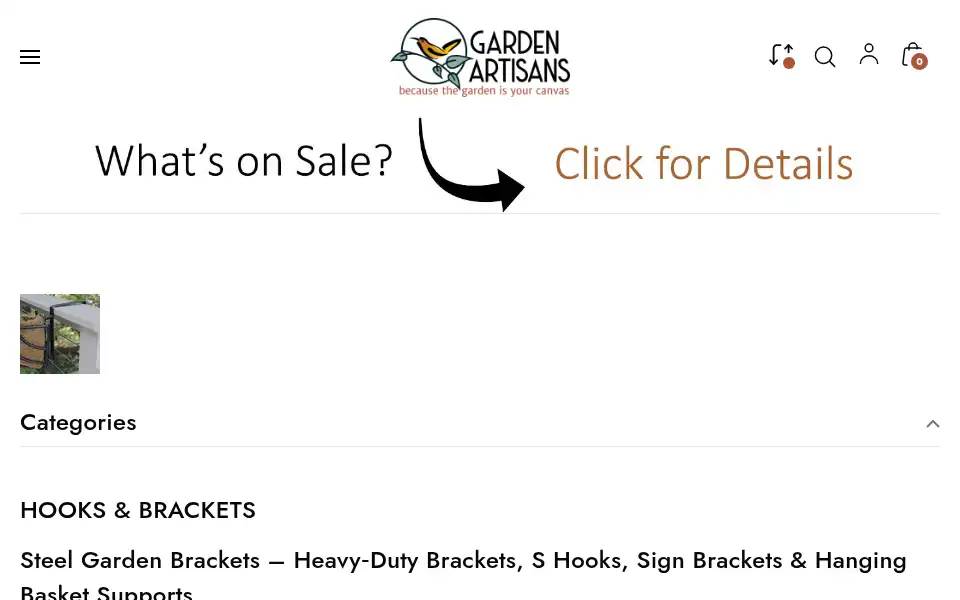 Screenshot of gardenartisans.com