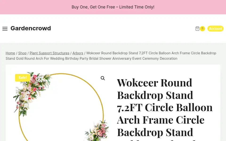 Screenshot of gardencrowd.co.uk