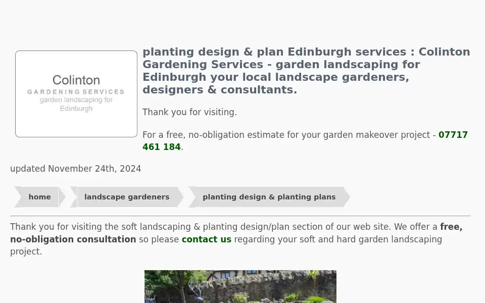 Screenshot of gardeners.scot