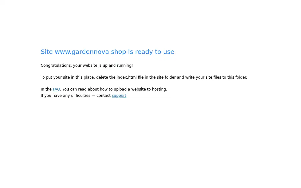 Screenshot of gardennova.shop