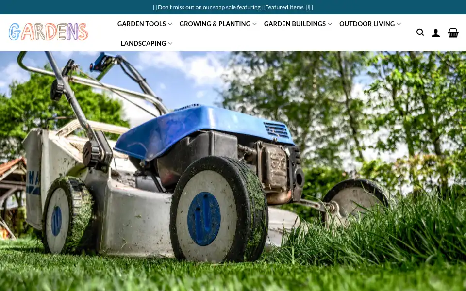 Screenshot of gardensandoutdoor.com