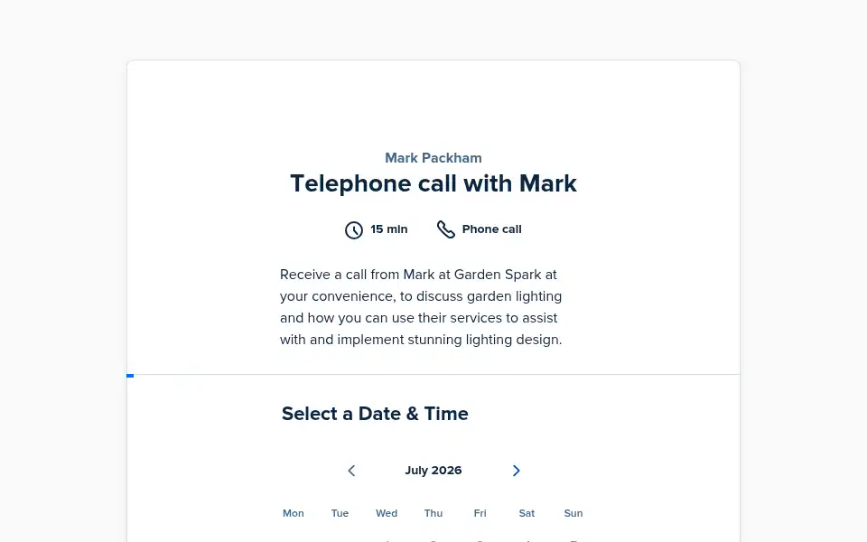 Screenshot of gardenspark.co.uk