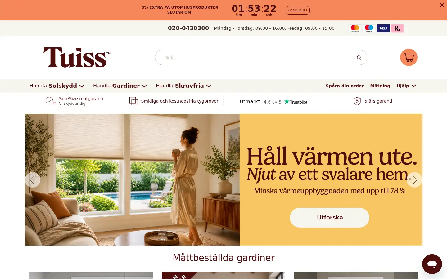 Screenshot of gardinerbytuiss.se