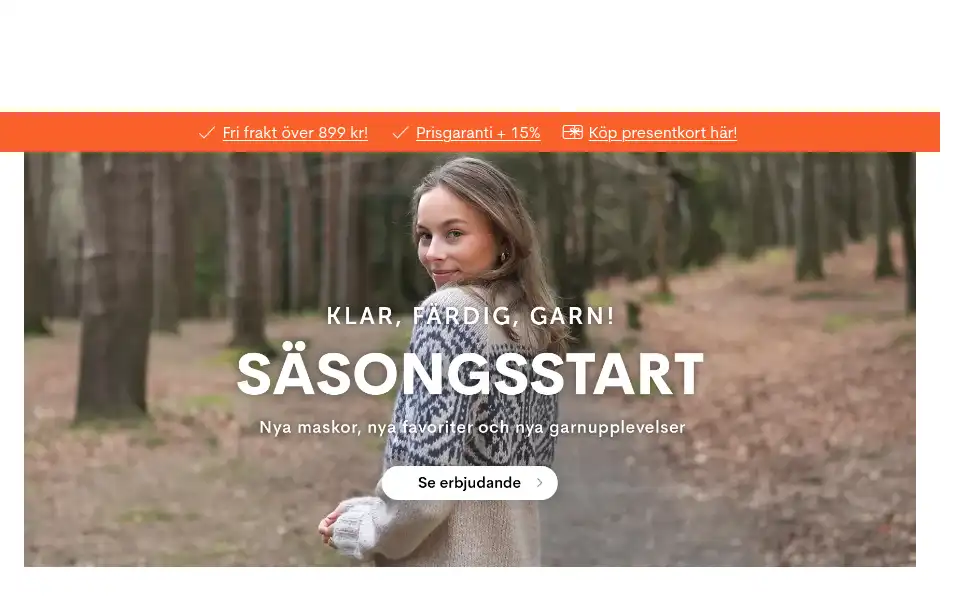 Screenshot of garnius.se