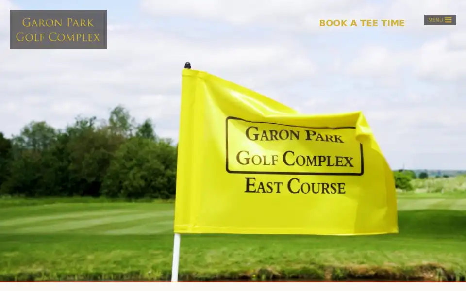 Screenshot of garonparkgolf.co.uk
