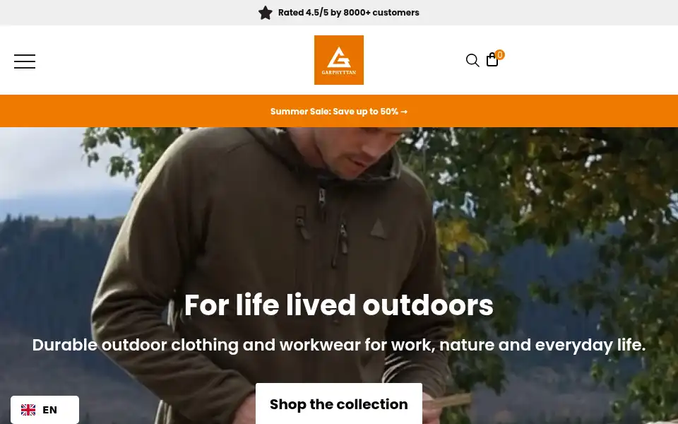 Screenshot of garphyttan.se