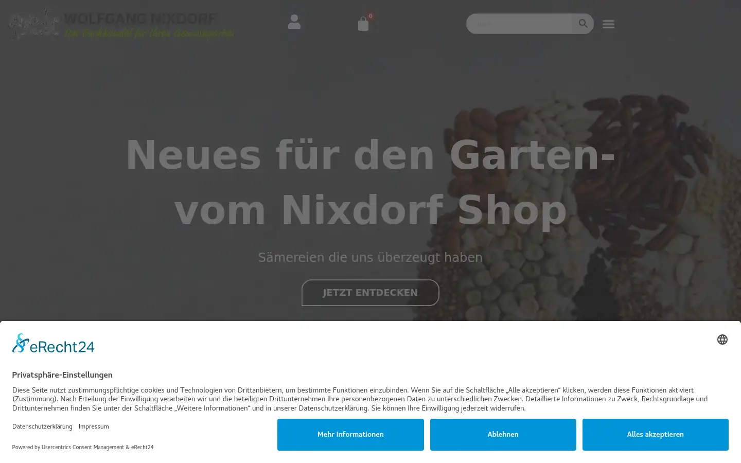 Screenshot of garten-wn.de