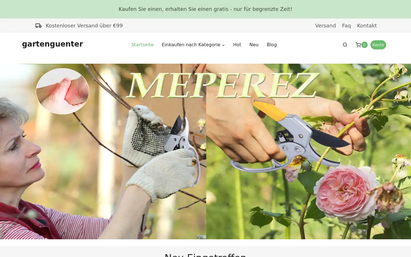 Screenshot of gartenguenter.de