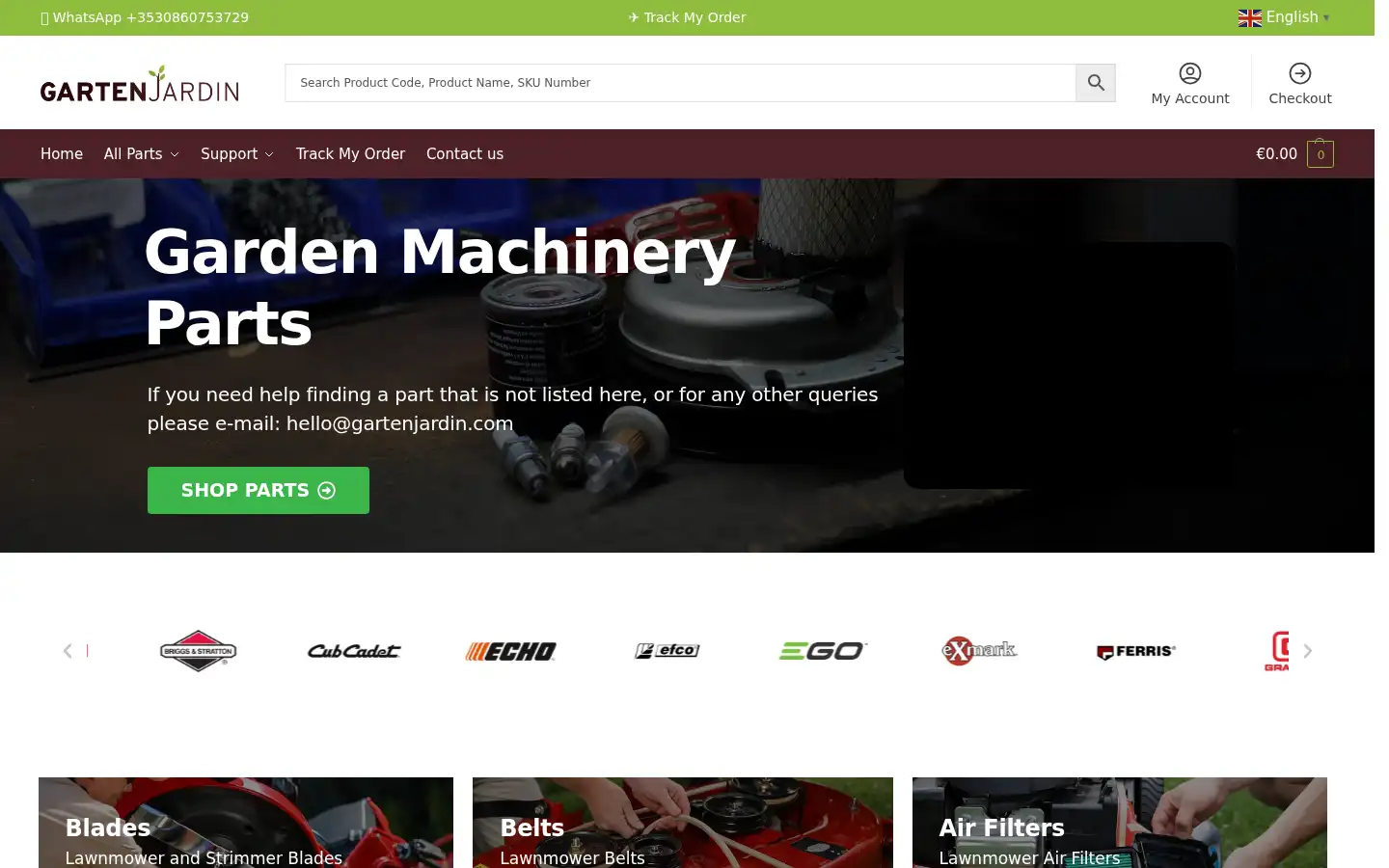 Screenshot of gartenjardin.com
