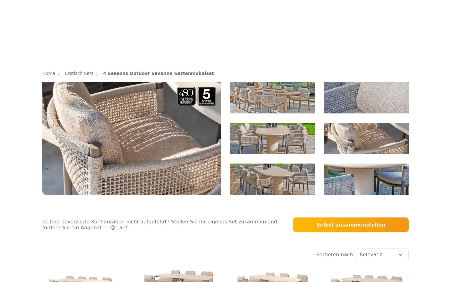 Screenshot of gartenmobelrabatt.de